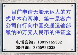 申請無船承運人資質(zhì)與裝卸服務(wù)的關(guān)聯(lián)政策解讀